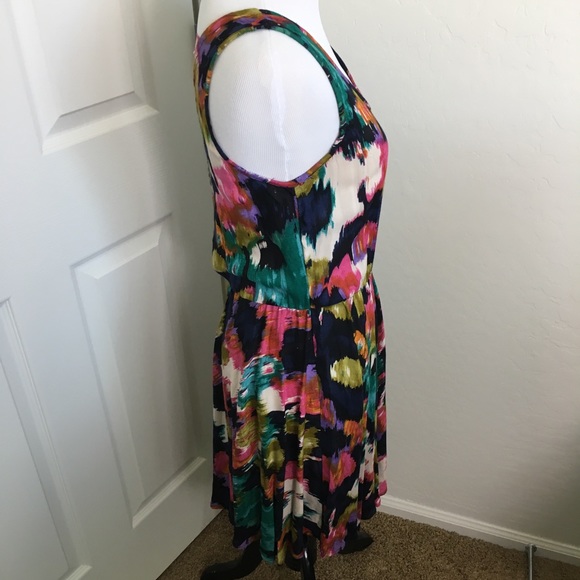 NWT Angie Watercolor Dress - Picture 5 of 7